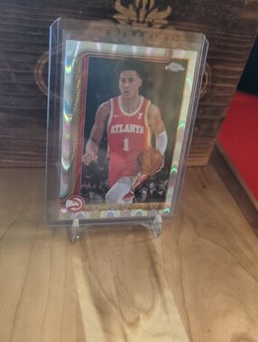 2025-26 Topps Chrome Jalen Johnson Ray Wave Hawks